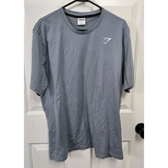 Gymshark embroidered logo shirt XL Blue - Picture 1 of 3